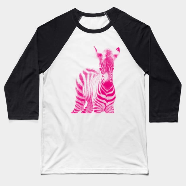 Zebra 05 Baseball T-Shirt by froileinjuno